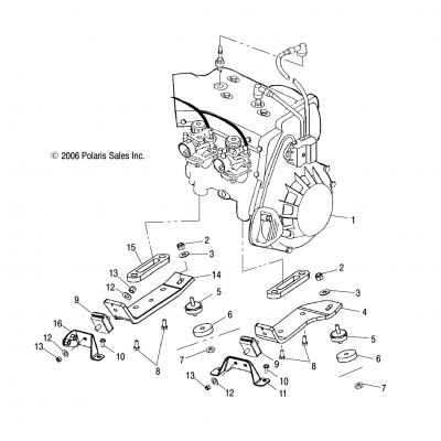 Engine, Mounting