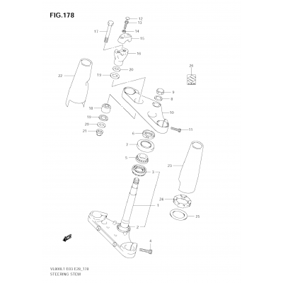 STEERING STEM (VL800C E28)