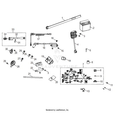 ELECTRICAL, SWITCHES, HARNESS and INDICATORS - A19YAF11B5 (A00010)