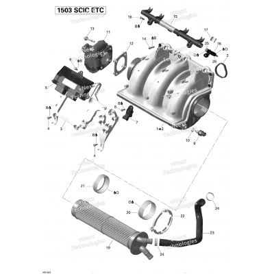Air Intake Manifold And Throttle Body V1