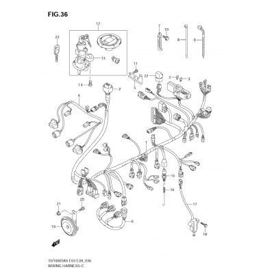 WIRING HARNESS (SV1000S)