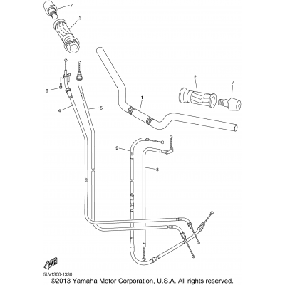 Steering Handle Cable