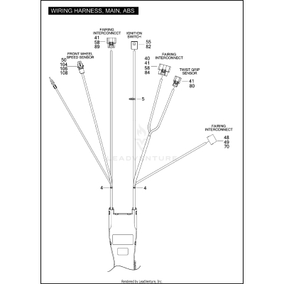 WIRING HARNESS, MAIN, ABS