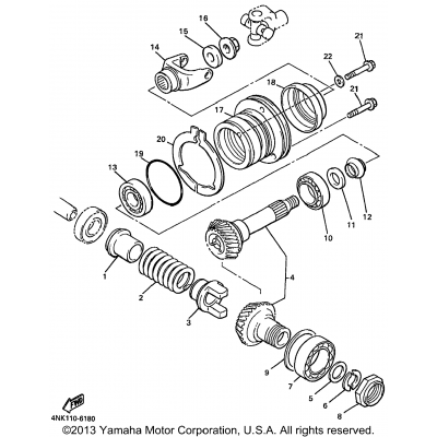 Middle Drive Gear