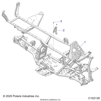 CHASSIS, FRAME - A20SJE57BX (C102139)