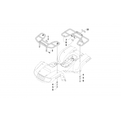 FRONT AND REAR RACK ASSEMBLY