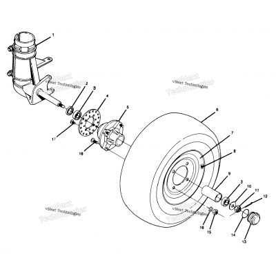 Front Wheel Assembly 2X4