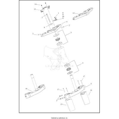 FORK BRACKETS, FRONT