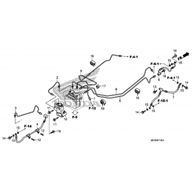 BRAKE LINES / PCV (ABS)