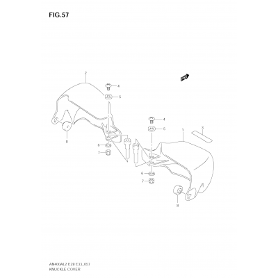 KNUCKLE COVER (AN400ZA L2 E28)