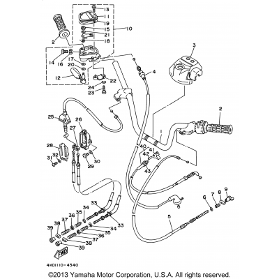 Steering Handle - Cable