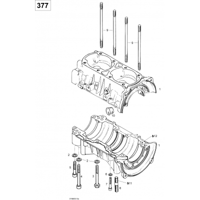 01- Crankcase 377