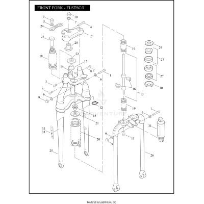 FRONT FORK - FLSTSC/I