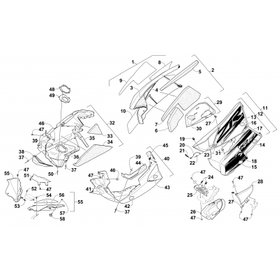 SKID PLATE AND SIDE PANEL ASSEMBLY