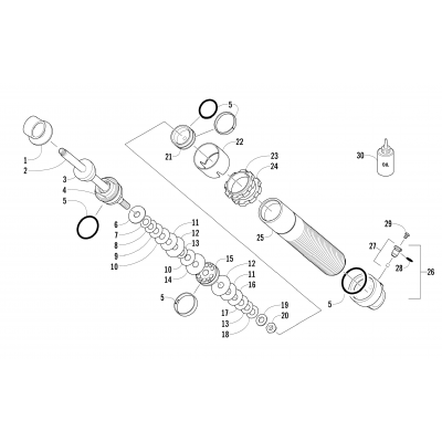 FRONT SUSPENSION SHOCK ABSORBER