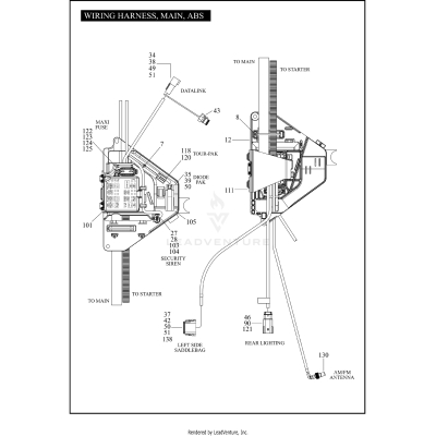 WIRING HARNESS, MAIN, ABS (4 OF 5)