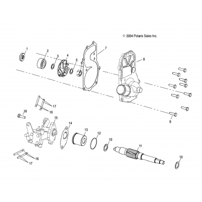 Water Pump/Oil Pump /A (4992789278C13)