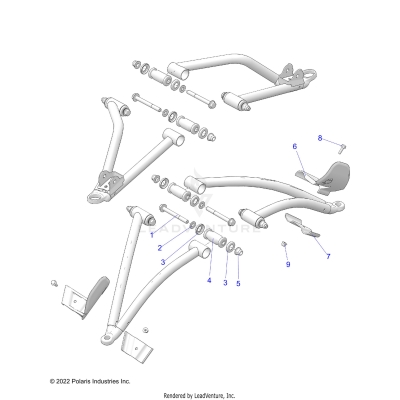 SUSPENSION, A-ARM MOUNTING - A25SHE57CP/EP (C102438)