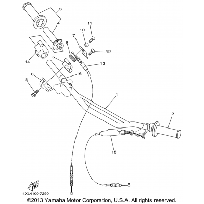 Steering Handle Cable