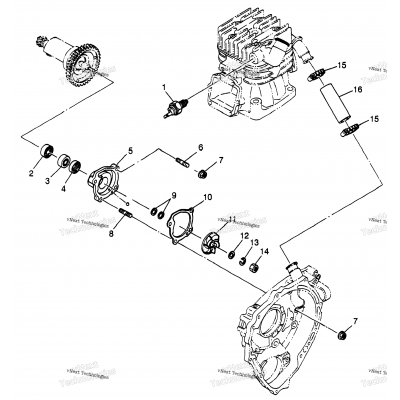 Water Pump Scrambler 400L