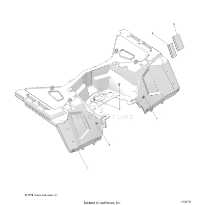 BODY, REAR CAB - A25SXZ85A9/AM/AP (C102700)