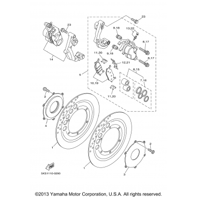 Front Brake Caliper