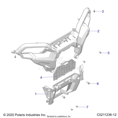 BODY, FRONT BUMPER - A25SEE57CY/EY (C0211236-12)