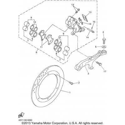 Rear Brake Caliper