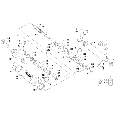 FRONT SUSPENSION SHOCK ABSORBER