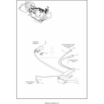 WIRING HARNESS, MAIN - FLHR, FLHRXS (5 OF 10)