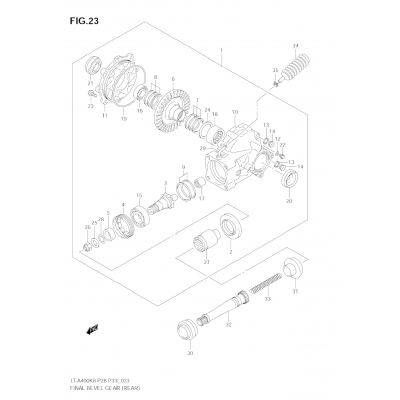 FINAL BEVEL GEAR (REAR)