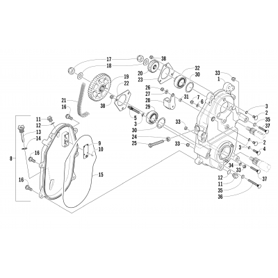 DRIVE/DROPCASE ASSEMBLY