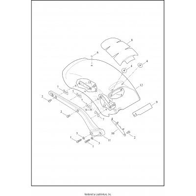 FENDERS & SUPPORTS, REAR - FXSB