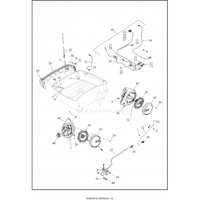 LAMPS AND SPEAKER HOUSINGS, ULTRA TOUR-PAK -