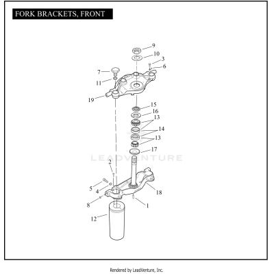 FORK BRACKETS, FRONT
