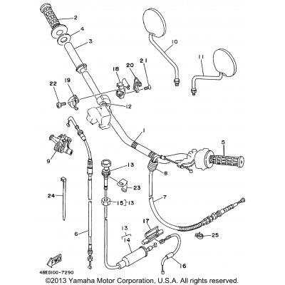 Steering Handle Cable