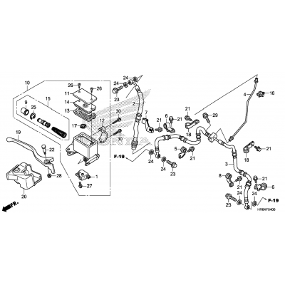 FRONT BRAKE MASTER CYLINDER