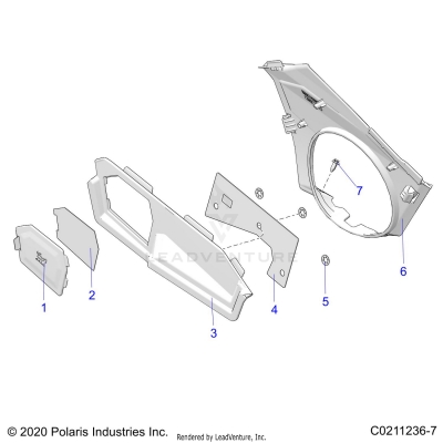 BODY, CLOSE OFF PANEL and ACCESS PANEL - A25SEE57CY/EY (C0211236-7)