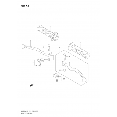 HANDLE LEVER (AN400A L2 E33)