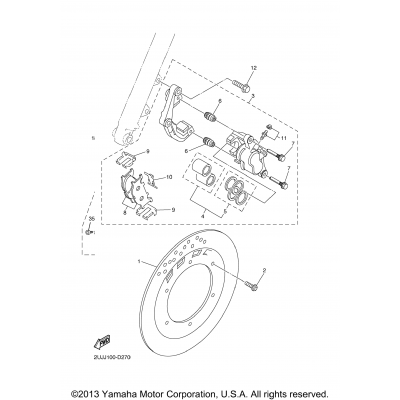 Front Brake Caliper