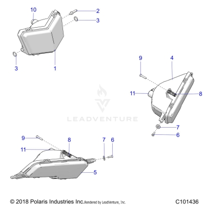 ELECTRICAL, HEADLIGHTS - A25SXA85A1/A6 (C101436)