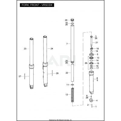 FORK, FRONT - VRSCDX