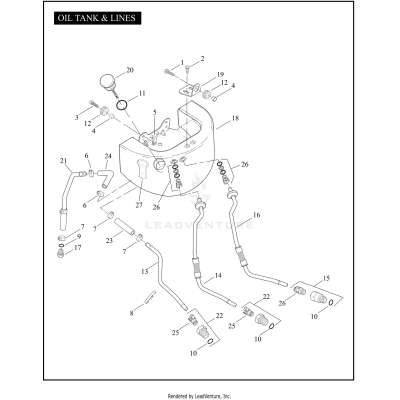 OIL TANK AND LINES