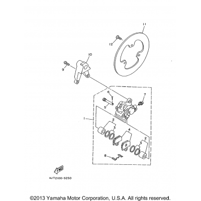 Rear Brake Caliper