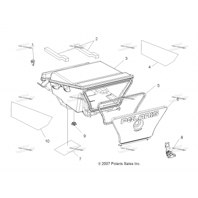 Body, Rear Storage Box