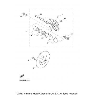 Front Brake Caliper