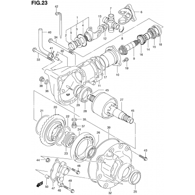 FINAL BEVEL GEAR (FRONT)(MODEL Y)