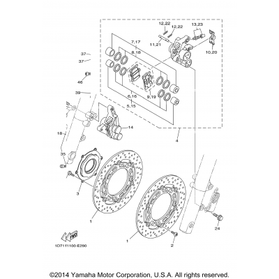 Front Brake Caliper