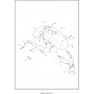 FENDERS, REAR - XL883L