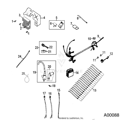ELECTRICAL PARTS - A25YPA20A4 (A00088)